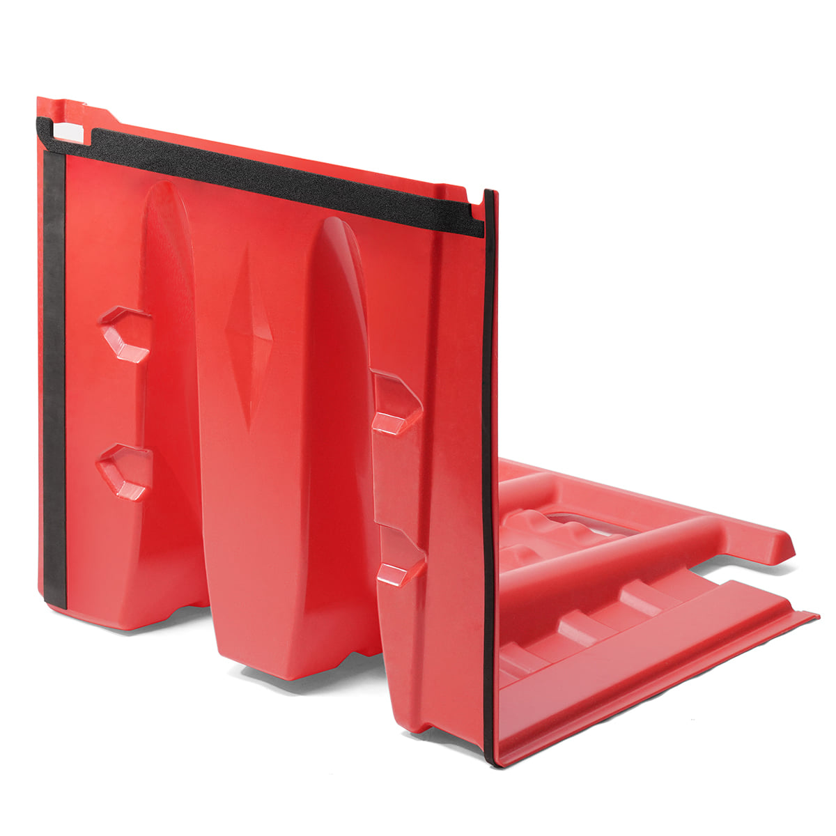 แผงกันน้ำ ABS DELTON 100X88.5X100 ซม. สีแดง_5